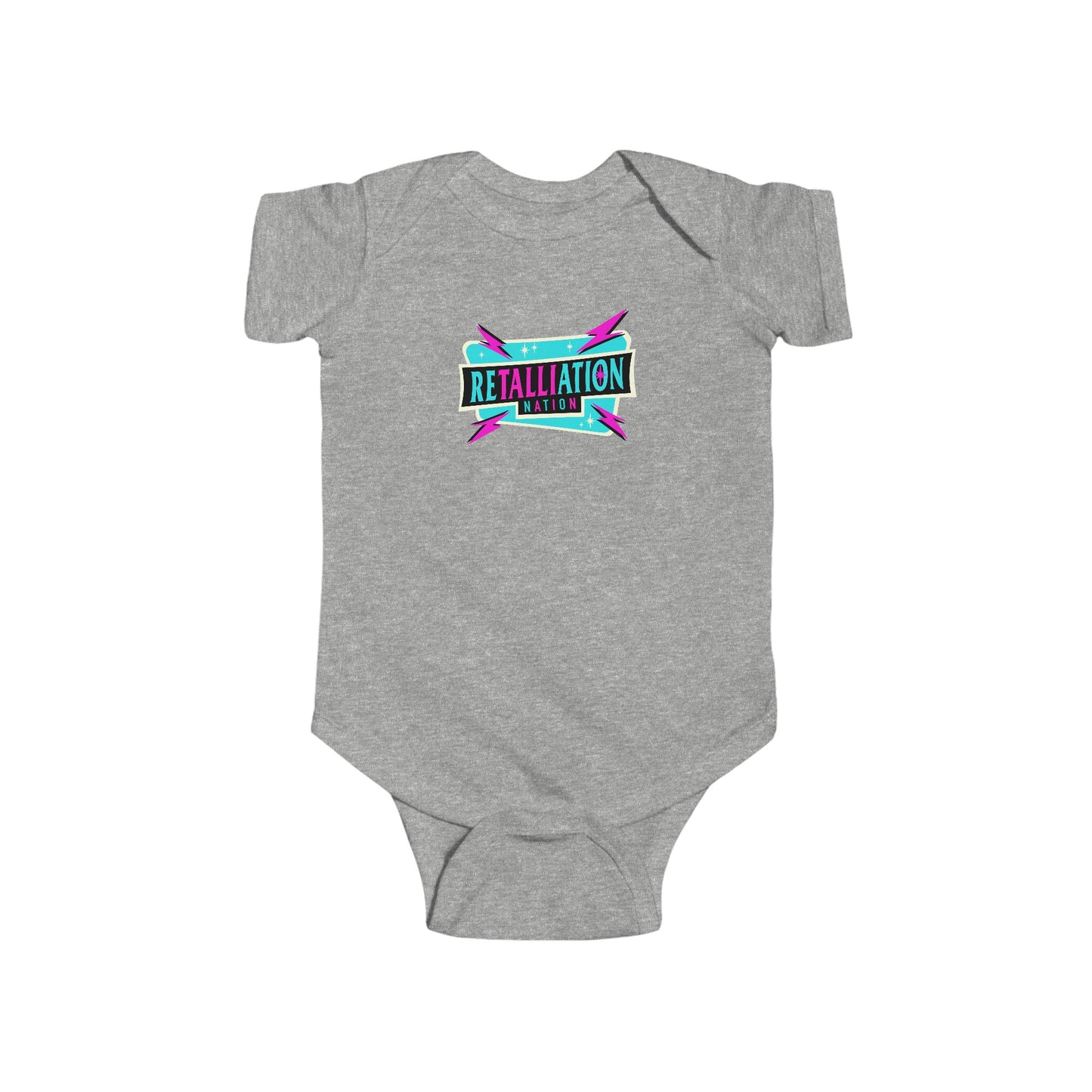 RETALLIATION NATION Infant Fine Jersey Onesie