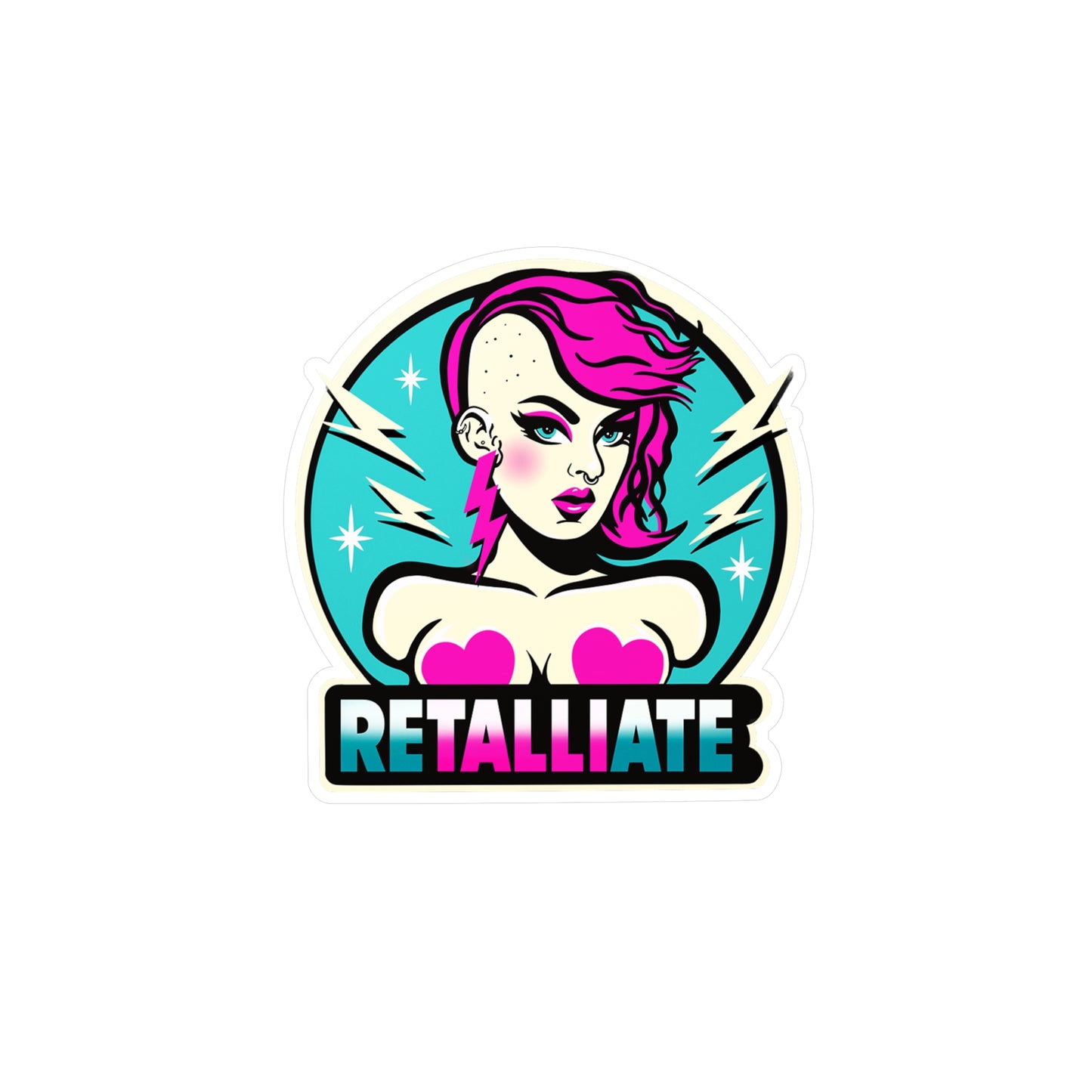 RETALLIATE Kiss-Cut Vinyl Decals