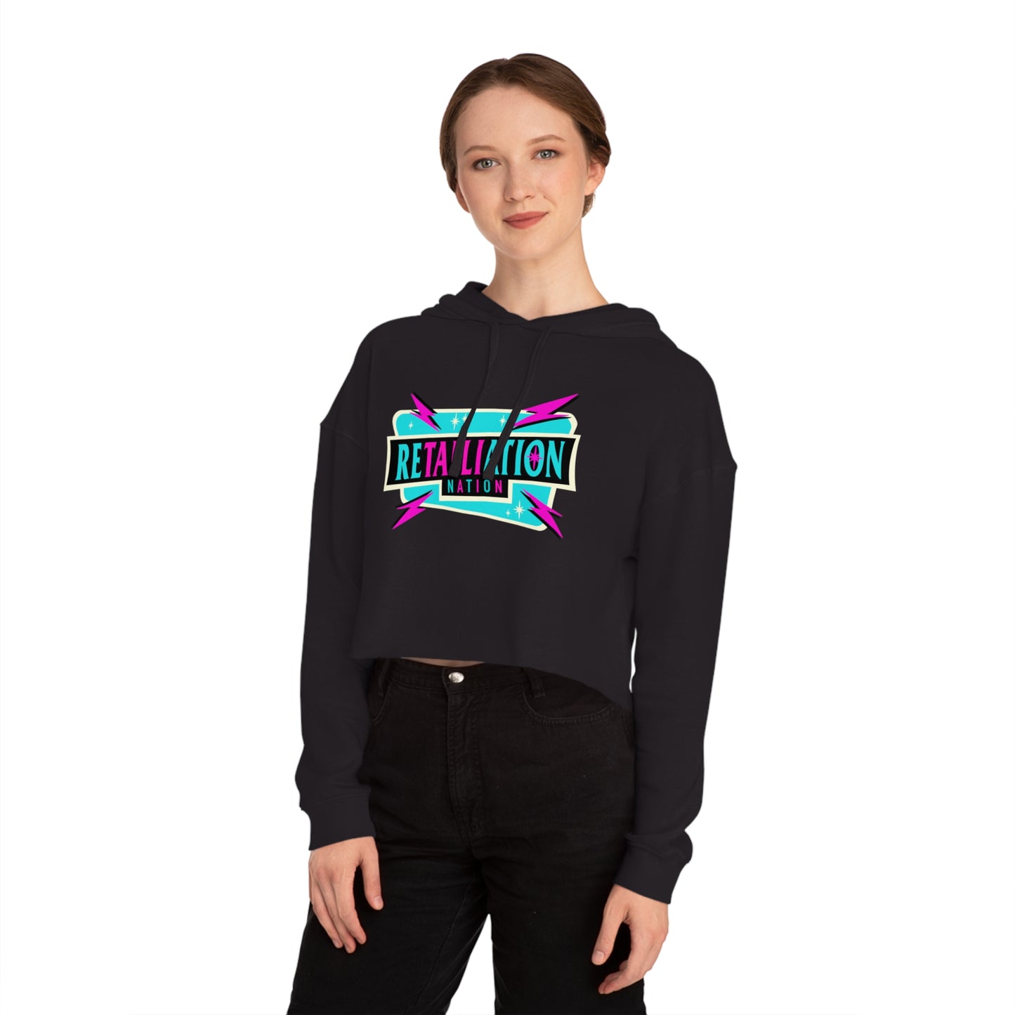 RETALLIATION NATION MCM Women’s Cropped Hoodie