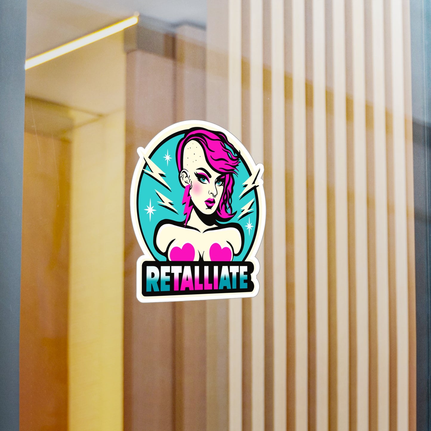 RETALLIATE Kiss-Cut Vinyl Decals