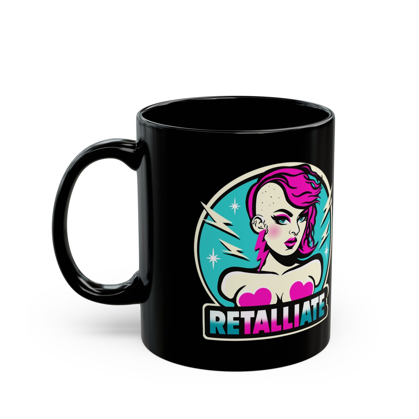 RETALLIATE Black Mug