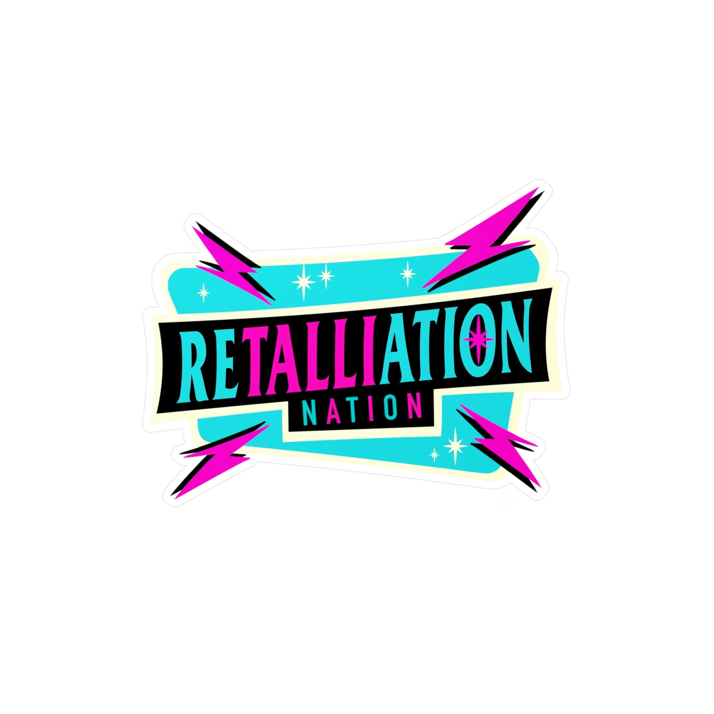 RETALLIATION NATION MCM Kiss-Cut Vinyl Decals