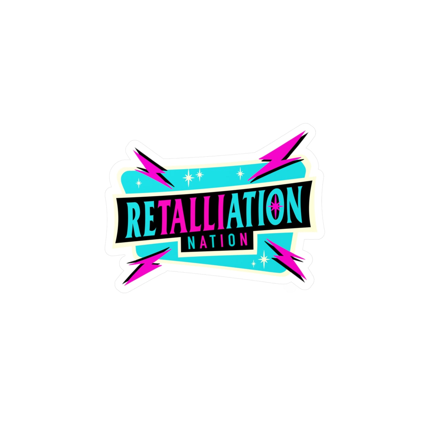 RETALLIATION NATION MCM Kiss-Cut Vinyl Decals