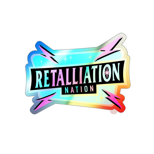 RETALLIATION NATION MCM Holographic Die-cut Stickers