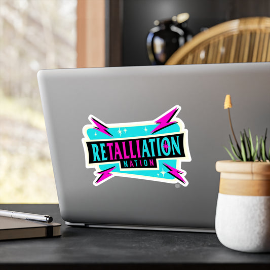 RETALLIATION NATION MCM Kiss-Cut Vinyl Decals