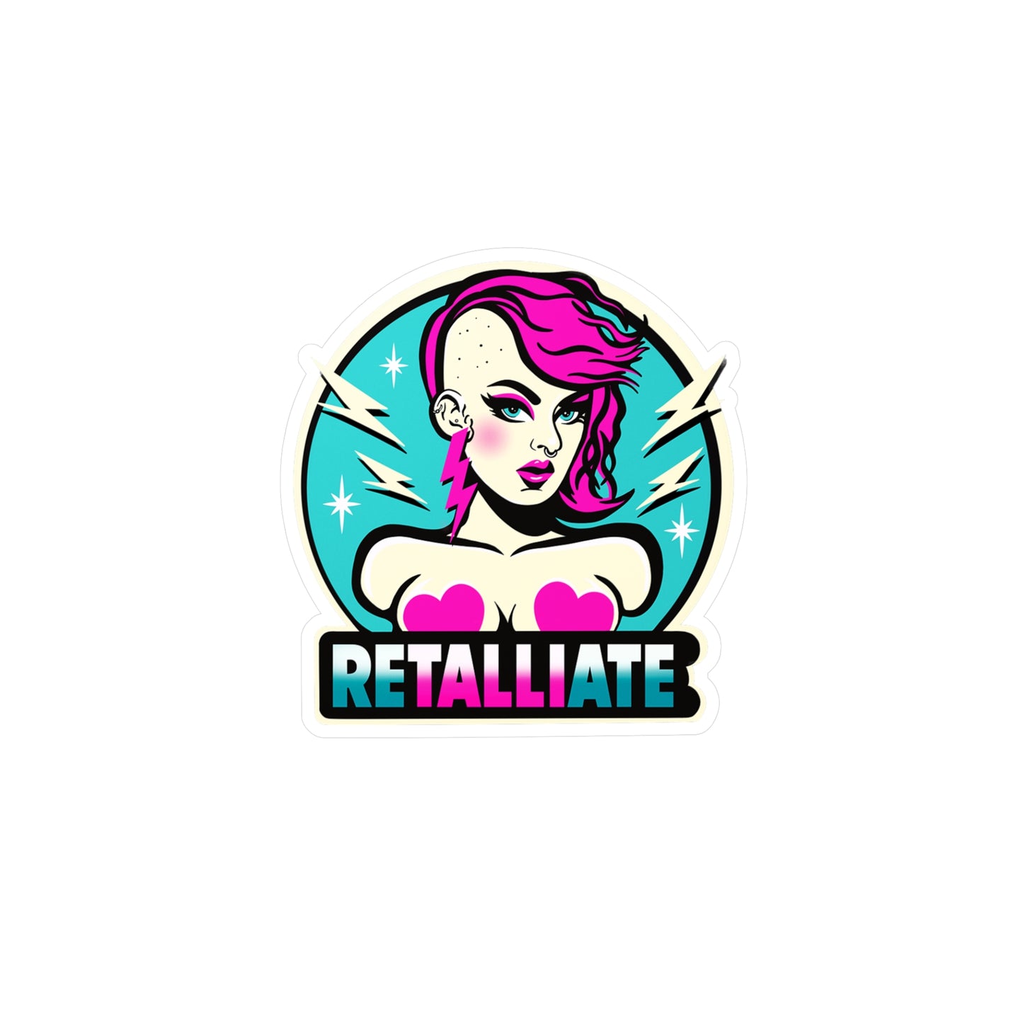 RETALLIATE Kiss-Cut Vinyl Decals