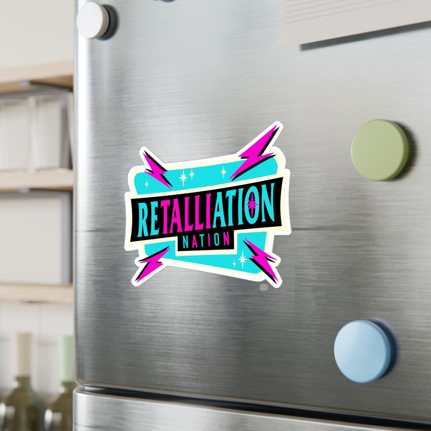 RETALLIATION NATION MCM Kiss-Cut Vinyl Decals