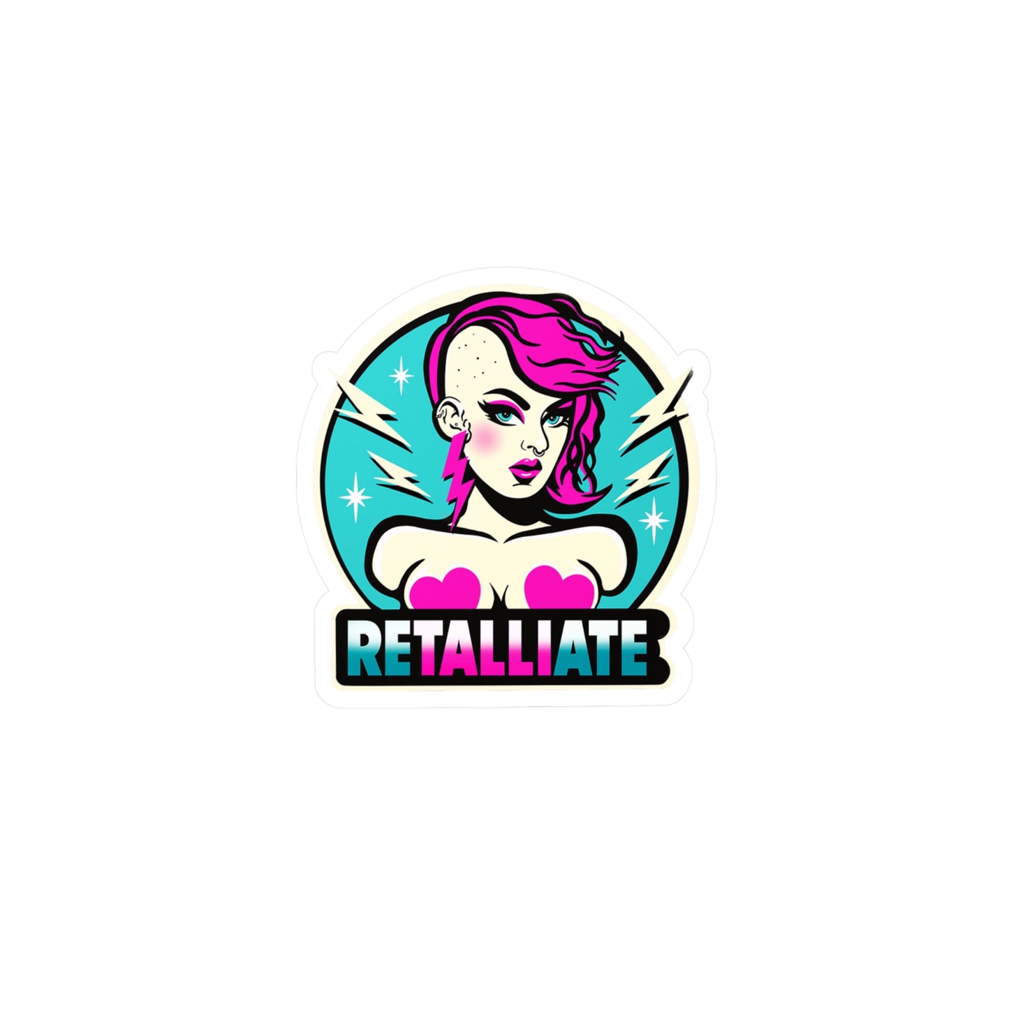 RETALLIATE Kiss-Cut Vinyl Decals