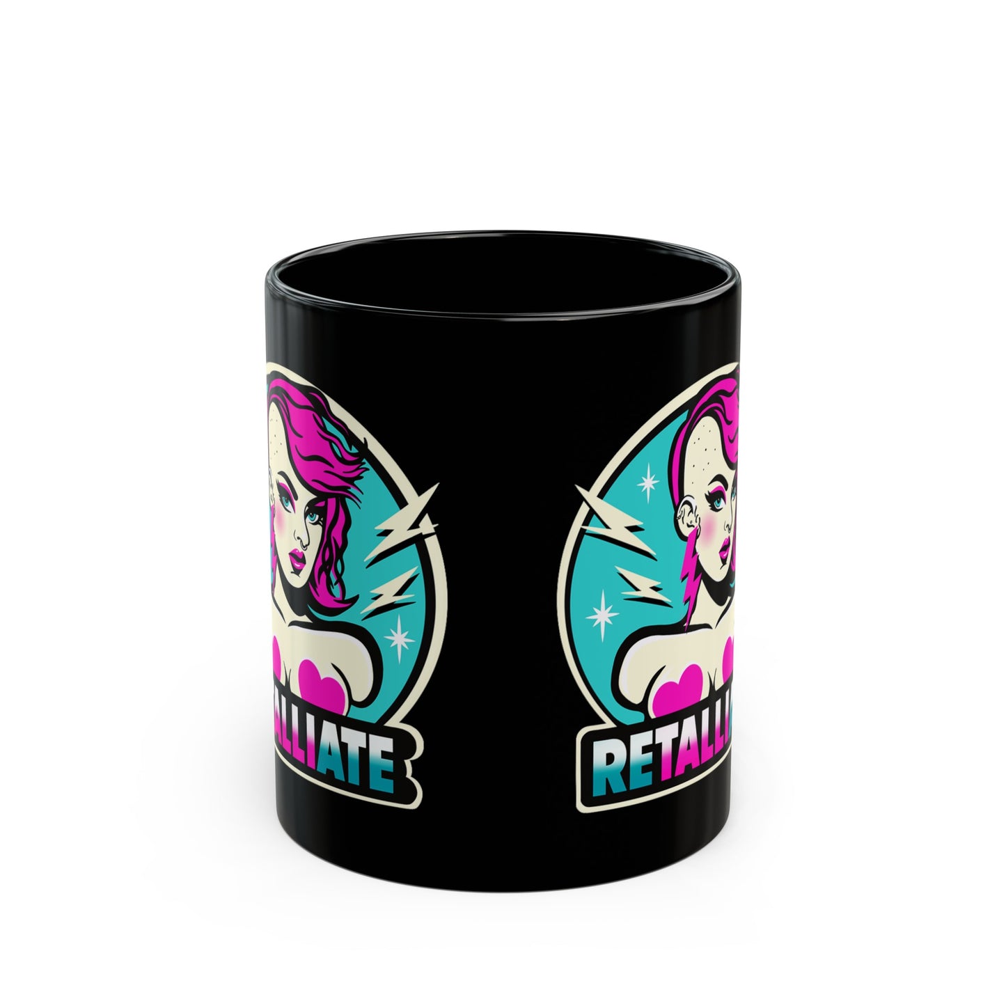 RETALLIATE Black Mug