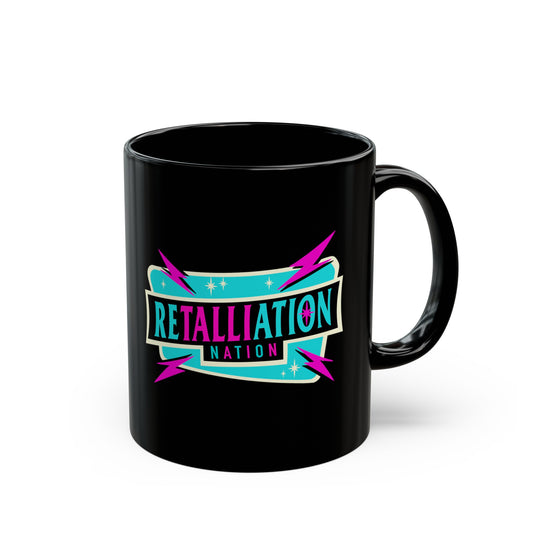 RETALLIATION NATION MCM Black Mug