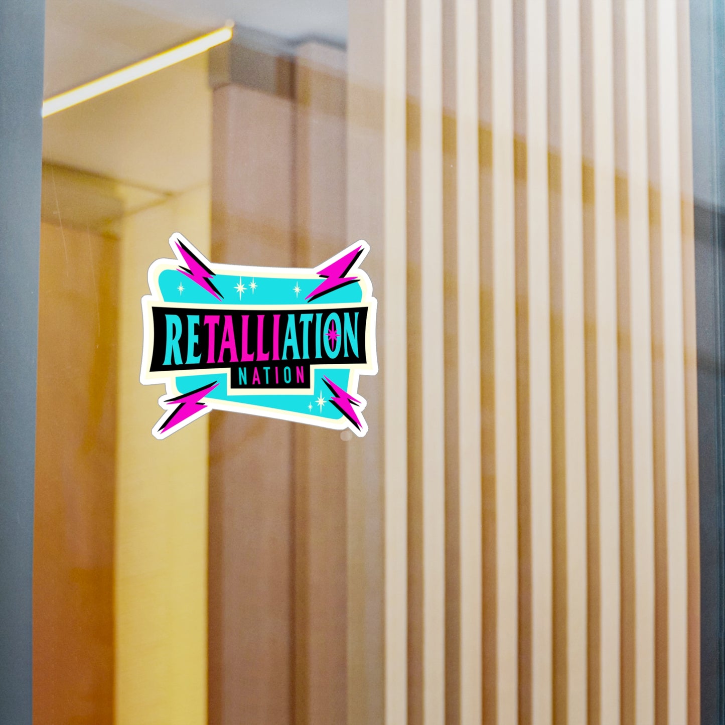 RETALLIATION NATION MCM Kiss-Cut Vinyl Decals