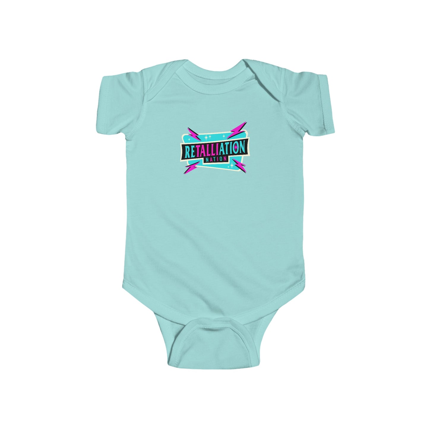 RETALLIATION NATION Infant Fine Jersey Onesie