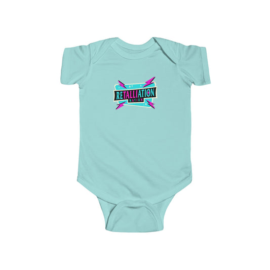 RETALLIATION NATION Infant Fine Jersey Onesie