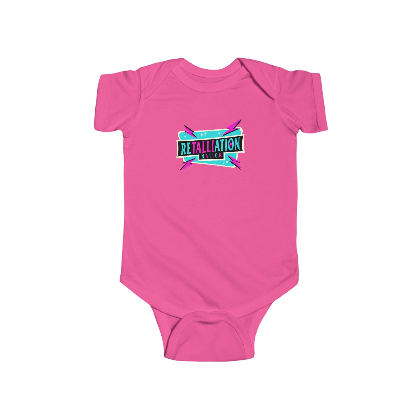 RETALLIATION NATION Infant Fine Jersey Onesie