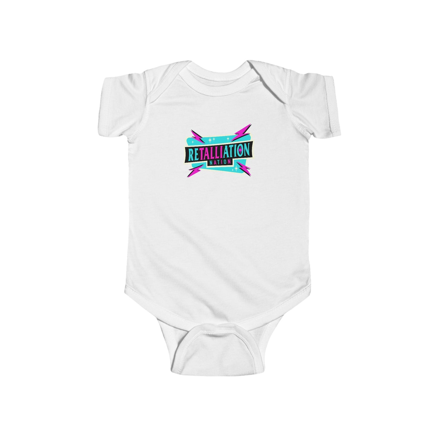 RETALLIATION NATION Infant Fine Jersey Onesie