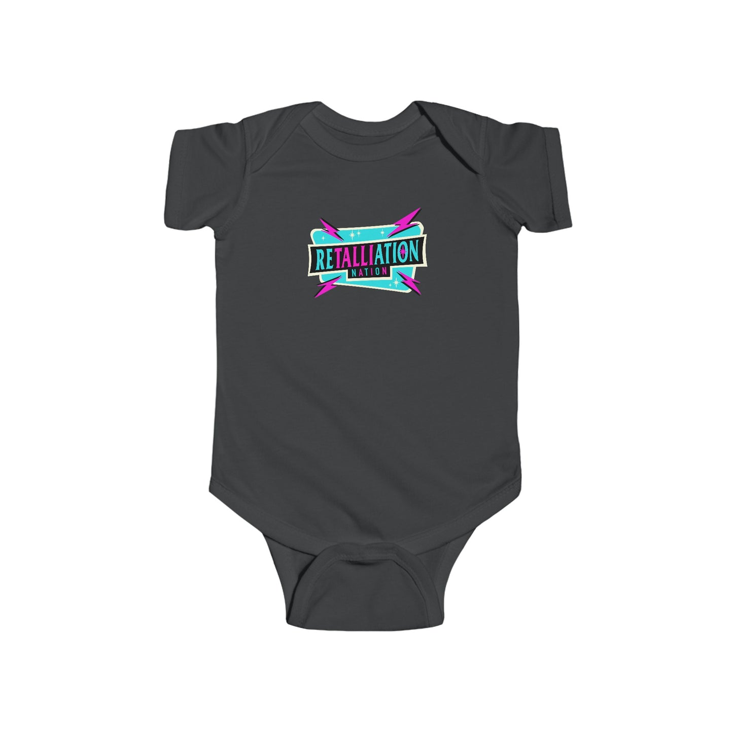 RETALLIATION NATION Infant Fine Jersey Onesie