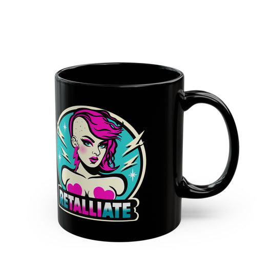 RETALLIATE Black Mug