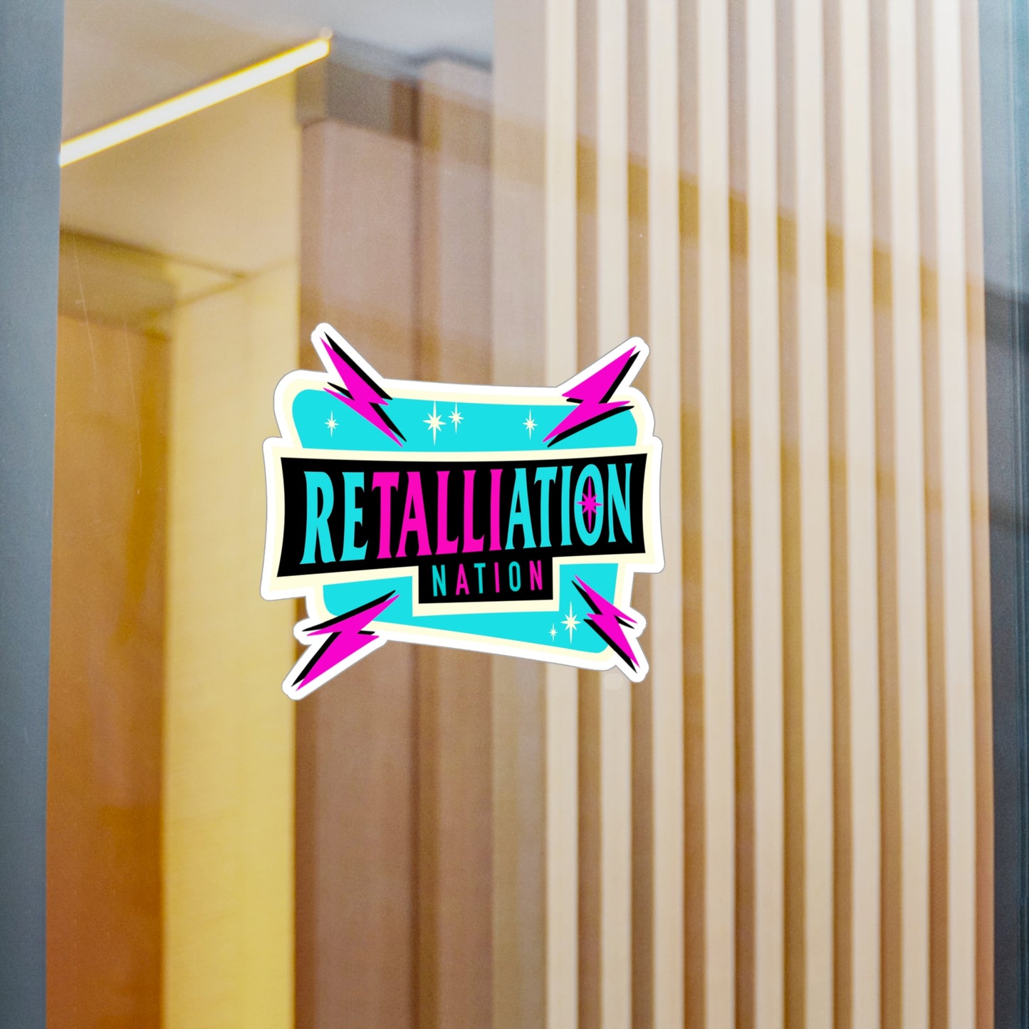 RETALLIATION NATION MCM Kiss-Cut Vinyl Decals